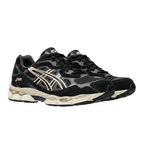 Asics Gel NYC Black Black Sneaker Rückansicht