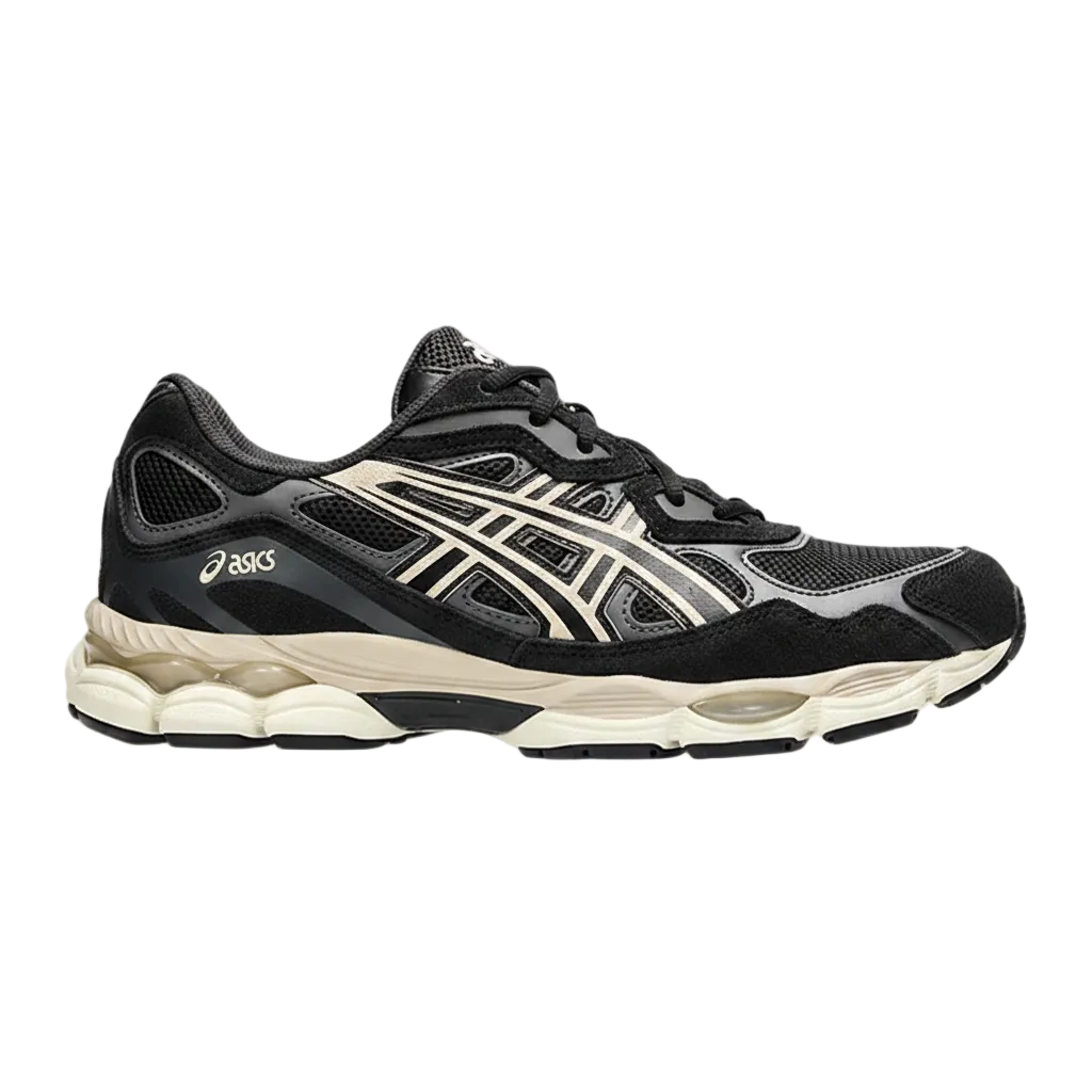 Asics Gel NYC Black Black Sneaker Seitenansicht