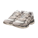 Asics Gel NYC Cream Oyster Grey Sneaker Rückansicht