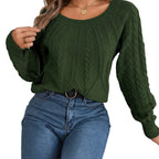 Damen Sweater mit klarem geometrischem Muster