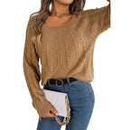 Trendiger Sweater mit geometrischem Muster