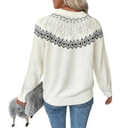 Damen Sweater mit normaler Länge und bequemer Passform