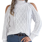 Trendiges Oberteil mit Twist Muster und Schulterdetails