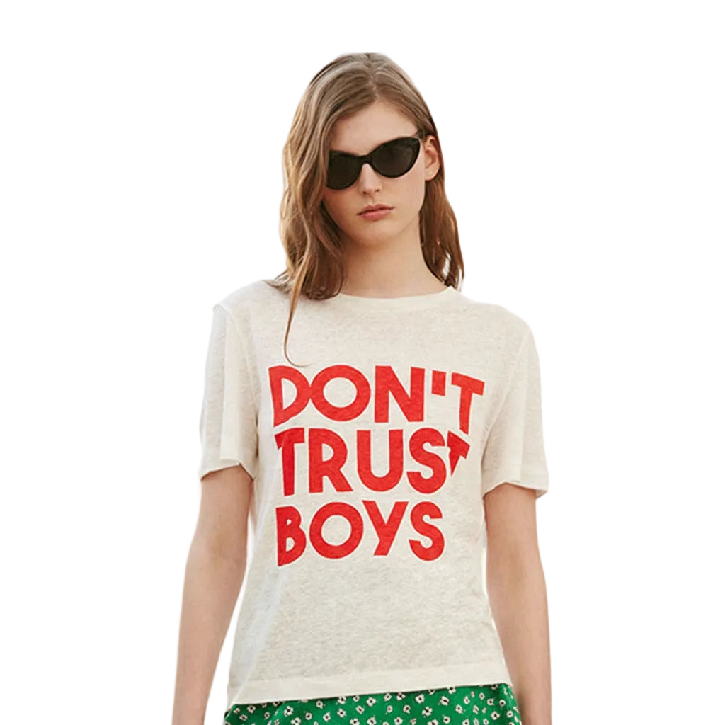 Damen Shirt mit Textmuster und angenehmem Material